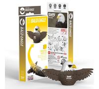 Eugy – Puzzle 3D Aigle N°022 – Jouet créatif en carton recyclé, éducatif et écologique (6–99 ans)