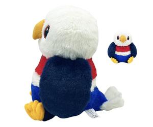 Aigle Farcie - Poupée en peluche Aigle Américain de haute qualité, Adorable rembourrage doux à haute densité avec tissu lisse, figure patriotique réaliste, mobilier confortable en Peluch