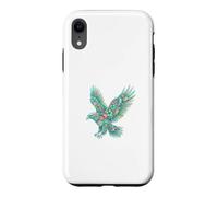 Aigle Fleuri Oiseau Ailes Art Botanique Coque pour iPhone XR