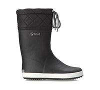 Aigle Garçon Unisex Kinder Giboulee Gummistiefel, Noir Black Black White, 19 EU