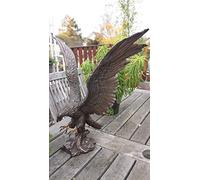 Aigle! Grande figure! Bronzé! Figure! Figure animale! Décoration!