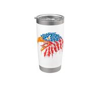 Aigle - Indépendance - Drapeau USA - Amérique Gobelet isotherme en acier inoxydable double paroi