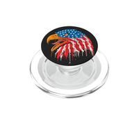 Aigle - Indépendance - Drapeau USA - Amérique PopSockets PopGrip pour MagSafe