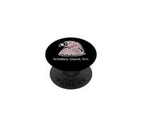 Aigle indigène du Nord-Ouest de l'île de Whidbey, Washington PopSockets PopGrip Adhésif