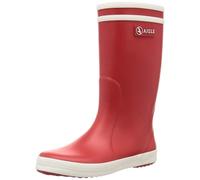 Aigle Lolly Pop, Bottes de Pluie fourrées mixte enfant, Rouge (Rouge/Blanc), 35 EU