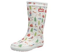 Bottes enfant garcons Aigle LOLLY POP FUR PRINT Blanc 32