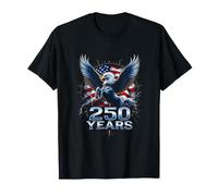 Aigle majestueux avec Drapeau américain - Patriotisme Audacieux T-Shirt