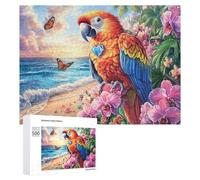 Aigle majestueux avec emblème dans Les Nuages de tempête Puzzle 500 Pièces pour Adultes Entraînement Cérébral Maîtrise Logique Cadeau pour Amateurs De Défis 500 PCS