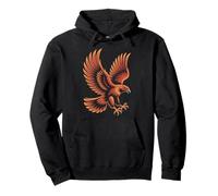 Aigle Majestueux En Vol Puissant Sweat à Capuche