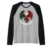 Aigle Mexicain Patriotique Fier Mexique Manche Raglan