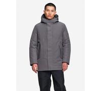 Aigle - Mid-Length Parka With Mtd Hood - Parka homme Ardoise - XXL