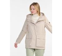 Aigle - MTD Mid Length Hooded Parka - Parka femme Beige - FR 46