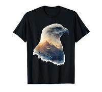 Aigle Oiseau Lover Motif Animaux de la Forêt Art Graphique T-Shirt