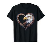 Aigle Oiseau Lover Motif Animaux de la Forêt Art Graphique T-Shirt