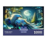 Aigle Papier Puzzle Jeu De Société Adulte Activités Familiales Stimulantes 1000 Pieces bêtes féroces Casse-tête Qualité Premium pour Adultes 52x38cm/1000pcs