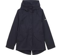 Aigle - Parka courte imperméable et coupe-vent - Parka MDT Fishtail W Empire pour Femme - Taille 34 FR - Navy Navy 34 FR