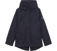 Aigle - Parka courte imperméable et coupe-vent - Parka MDT Fishtail W Empire pour Femme - Taille 40 FR - Navy Navy 40 FR