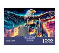 Aigle Patriot 1000 Piece Adults Puzzle Kids Age Games Gifts Birthday Difficult Impossible Challenge High Difficulty 52x38cm/1000pcs