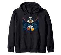 Aigle Patriotique du Courage et de la Gloire Sweat à Capuche