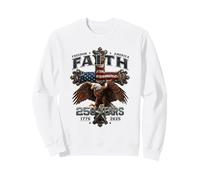 Aigle Patriotique : Foi et Liberté Américaine Sweatshirt