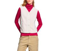 Aigle - Polaire sans manches - Sleeveless Fleece Button-Up Jacket W Milk - Taille 40 FR - Blanc Blanc 40 FR