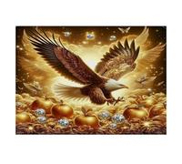 Aigle Pomme Diamant 1000pcs pour Adultes Mini Puzzle Difficile | 38x26cm Carton Décor De Salon Finition Lisse Cadeau D'anniversaire Relaxation
