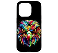 Aigle Pop Art Couleurs Vives Aigle Royal Fauconnier Chasseur Coque pour iPhone 15 Pro