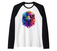 Aigle Pop Art Couleurs Vives Aigle Royal Fauconnier Chasseur Manche Raglan