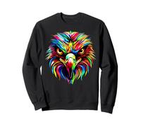 Aigle Pop Art Couleurs Vives Aigle Royal Fauconnier Chasseur Sweatshirt