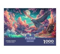 Aigle Puzzle 1000 Pièces - pour Adultes, Faune Sauvage Puzzles Défi Jeux ÉduChatifs, Cadeau Pratique Et Décoration 70x50cm/1000pcs