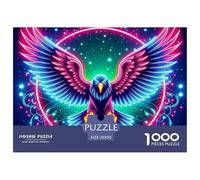 Aigle Puzzle Élégant Pensé pour Les Moments Calmes en Intérieur, Valorisant Fantastique par Une Organisation Claire Propice À L’Attention Et Au Bien Être 70x50cm/1000pcs