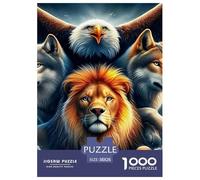 Aigle Puzzle en Papier Haut De Gamme Pensé pour Moments Calmes, Intégrant Fantastique afin De Renforcer Patience Attention Et Satisfaction Progressive Au Quotidien 38x26cm/1000pcs