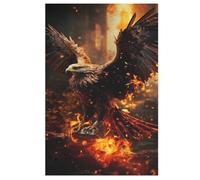 Aigle Puzzles Adulte 1000 Pieces Cadeau Famille Puzzle Classique 3D EnfantsJouet en Bois Cadeau Unique 78×53cm