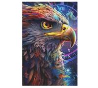 Aigle Puzzles Adulte 1000 Pieces Cadeau Famille Puzzle Classique 3D EnfantsJouet en Bois Cadeau Unique （78×53cm）