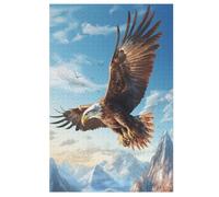 Aigle Puzzles Adulte 1000 Pieces Cadeau Famille Puzzle Classique 3D EnfantsJouet en Bois Cadeau Unique 78×53cm