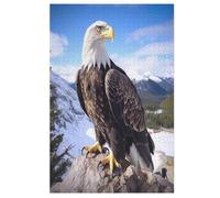 Aigle Puzzles Adulte 1000 Pieces Cadeau Famille Puzzle Classique 3D EnfantsJouet en Bois Cadeau Unique （78×53cm）