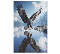 Aigle Puzzles Adulte 1000 Pieces Cadeau Famille Puzzle Classique 3D EnfantsJouet en Bois Cadeau Unique 78×53cm