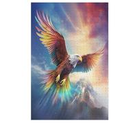 Aigle Puzzles Adulte 1000 Pieces Cadeau Famille Puzzle Classique 3D EnfantsJouet en Bois Cadeau Unique 78×53cm