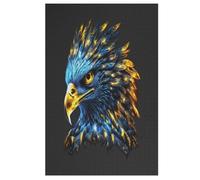 Aigle Puzzles Adulte 1000 Pieces Cadeau Famille Puzzle Classique 3D EnfantsJouet en Bois Cadeau Unique 78×53cm