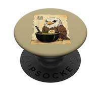 Aigle Ramen Japonais Kawaii Anime Eagle PopSockets PopGrip Adhésif