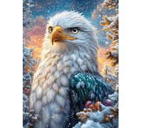 Aigle Royal dans la forêt Magique Puzzle 500 Pièces pour Adultes Educa Art Urbain Décoration Murale Carton Épais Divertissement Créatif Cadeau Famille 500 PCS
