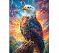 Aigle Royal sur Une Branche d'arbre 300 Pieces Casse-tête Adolescent en Carton Rigide Anti-Déchirure Mythes Animal Plante Difficulté Moyenne Activité Éducative Passe-Temps Cadeau Anniversaire 300