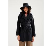 Aigle - Trench court Gore-Tex® à capuche - Veste imperméable femme Noir - FR 40