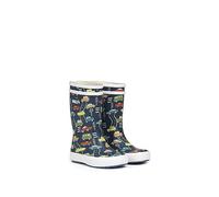 Aigle Unisex Kid's Lolly Pop Play2 Rain Boot, Voitures, 7.5 UK Child