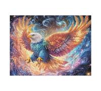 Aigle Volant Arc-en-Ciel 500 Pièces Puzzle pour Ado en Carton Anti-Déchirure Brume, rayonnement et Sommet Facile Débutant Jeu De Société Soirée Entre Amis Cadeau Anniversaire Petit Prix 500 PCS