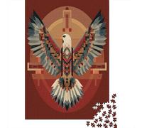 Aigle Volant géométriquePuzzles 1000 Pièces pour Adultes, Jeux ÉduChatifsStyle d'art aborigène
