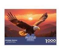 Aigle1000 Pièces PuzzleAnimaux pour Adultes De Jeu pour Adultes Parfaitpourla Détente Paysagedes QuatreSaisons 38x26cm/1000pcs