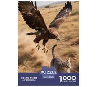 AiglePuzzle 1000 Pièces Animaux Contes Magiques, Adultes/Enfants, Illustration Originale, Art Mural, Cadeau Unique 38x26cm/1000pcs