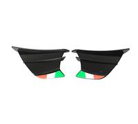 Aigler de carénage de Moto Kuuleyn, Spoiler latéral en Fibre de Carbone, 2pcs Motorcycle Side Spoiler Fairings Winglets for pour Ninja 400 250 Z900 Z1000 (All Black)