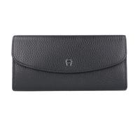 AIGNER Basics Porte-monnaie en cuir 19,5cm noir